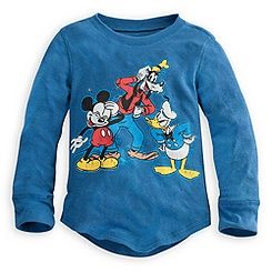 Mickey Mouse, Goofy and Donald Duck Thermal Tee for Boys