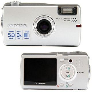 Olympus IR 300 Point and Shoot Digital Camera, 5 Megapixel, 3x Optical 