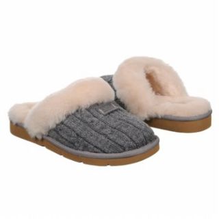 Womens UGG Cozy Knit Heathered Grey Shoes 