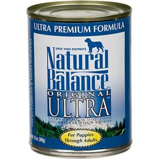 Home Dog Food Natural Balance Ultra Premium Original Formula Canned 