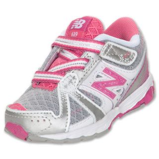 New Balance 689 Wide Toddler Shoes  FinishLine  Silver/Pink