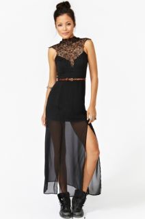 Tied Crochet Maxi Dress in Clothes at Nasty Gal 