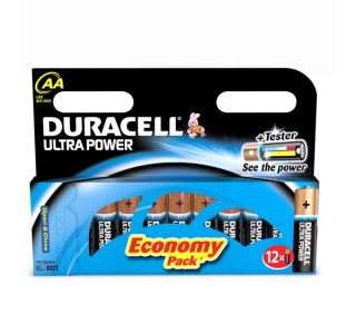 DURACELL Ultra Power AA Alkaline Batteries   12 Battery Pack Deals 