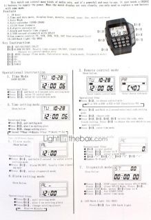 USD $ 7.19   EL Back Light Remote Control & Calculator Wrist Watch 