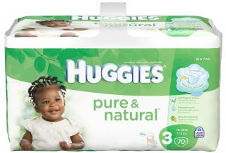 Huggies Pure & Natural Bonus Big Pack Diapers   