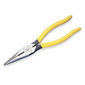 KLEIN TOOLS, INC. Long Nose Plier w/Cutter,8 5/16 In   5C564 
