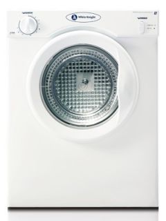 White Knight 38AW 3kg Load Compact Vented Dryer with Reverse Tumble 