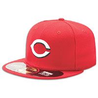 New Era 59FIFTY MLB Authentic Cap   Mens   Reds   Red / White