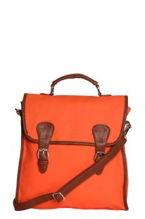 Nadia Slouch Contrast Buckle Detail Satchel at boohoo