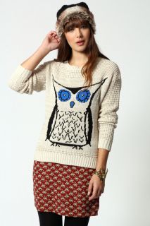 Home 000offline Legal  Kate Studded Owl Jumper