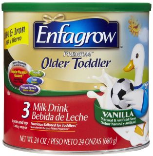 Enfagrow Premium for Older Toddlers Powder   Vanilla   24 oz