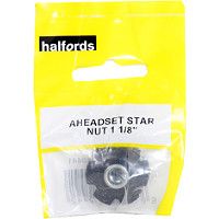 Halfords  Halfords Aheadset Star Fangled Nut   1 1/8