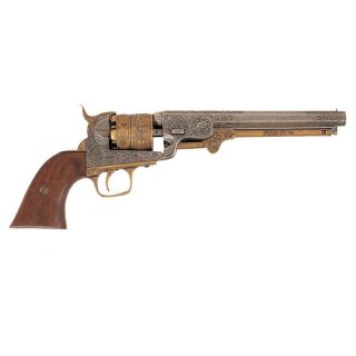 1851 Engraved Navy Revolver   653960, Replica & Parts Kits at 
