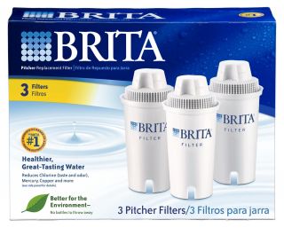Brita Pitcher Filters 3ct   
