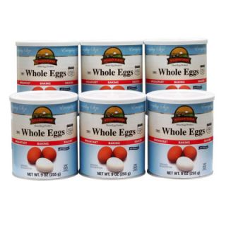 Augason Farms Whole Eggs, 9 Oz. Can, 6 Pk (Augason Farms)  BJs 