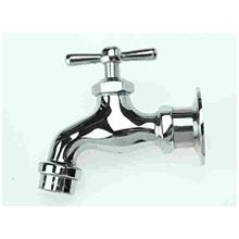 Home Plus® Single Handle Female Wall Faucet in Chrome   