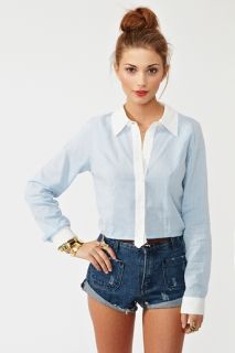 Hold Me Shirt   Chambray in Clothes at Nasty Gal 