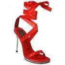 Womens   Red   Sandals   Dress  Shoes 