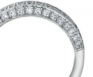 Heirloom Pavé Diamond Ring in Platinum  Blue Nile