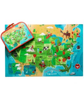 USA MAP FLOOR PUZZLE   UncommonGoods
