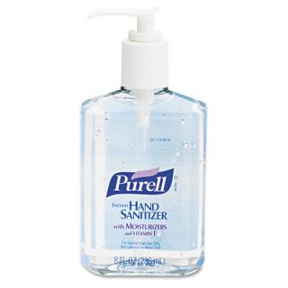 Purell Instant Hand Sanitizer with Moisturizers and Vitamin E, 8 Oz 