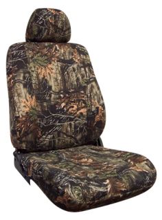 CalTrend Camouflage Seat Covers Hunter Camo Pattern Heavy Duty Velcro 