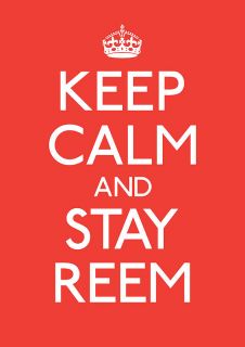 Peters and Janes offer the stylish Keep Calm and Stay Reem print based 