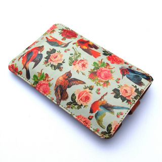birds and roses leather phone case by tovicorrie   