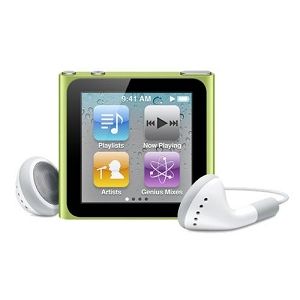 Apple iPod nano 8GB  Player (6th Generation)   Green Apple MC690LL 