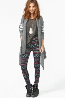 Aztec Stripe Leggings in Clothes at Nasty Gal 