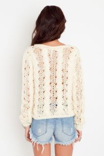 Chunky Cable Knit   Cream in Clothes at Nasty Gal 