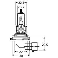 Halfords (HBU9006EB) HB4 Extreme Brilliance Car Bulb Cat code 161094 