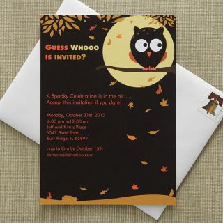 9137   Owl Party Invitations 