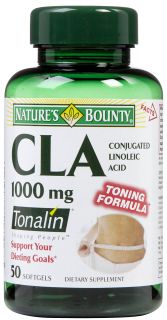 Natures Bounty CLA Tonalin 1,000 mg Softgels   