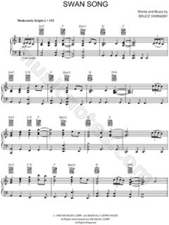 Image of Bruce Hornsby   Swan Song Sheet Music    & Print