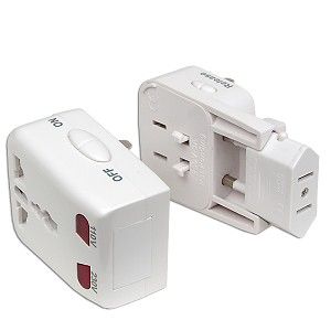 This Universal AC Travel Adapter lets you charge your laptop, PDA, and 