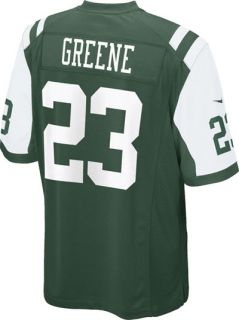 Shonn Greene Jersey Home Green Game Replica #23 Nike New York Jets 