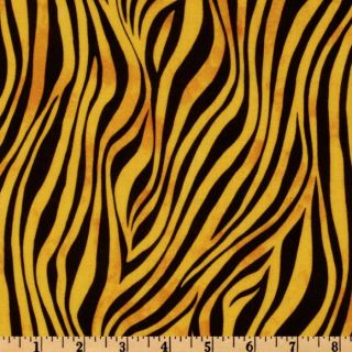 Souls Awakening Wavy Stripe Gold/Black   Discount Designer Fabric 