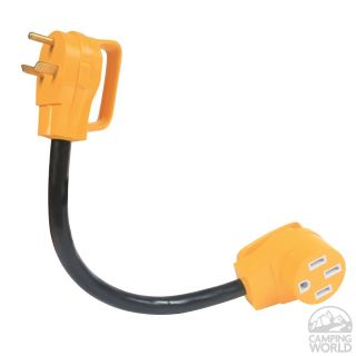 Power Grip Adapter   30A Male to 50A Female   Camco RV 55185 
