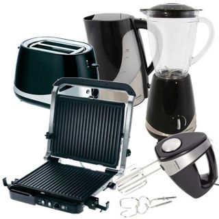 Grundig Contact Grill with 1.5L Glass Jug Blender, 1.7L Jug Kettle, 2 