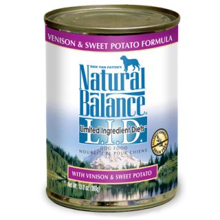 Natural Balance L.I.D. Limited Ingredient Diets Canned Dog Food (Click 