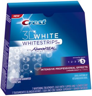 Crest 3D White Whitestrips Intensive Professional Effects, 7 ct