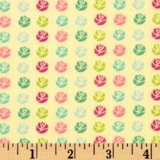 DeLovely Allover Tulips Yellow   Discount Designer Fabric   Fabric 