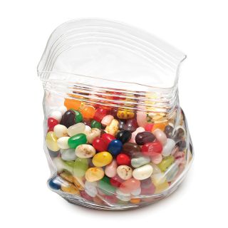 UNZIPPED GLASS ZIPPER BAG  Glass Candy Dish  UncommonGoods