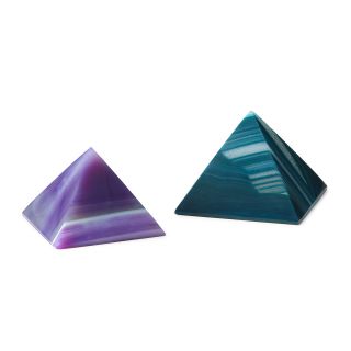 Agate Pyramid Paperweights  UncommonGoods