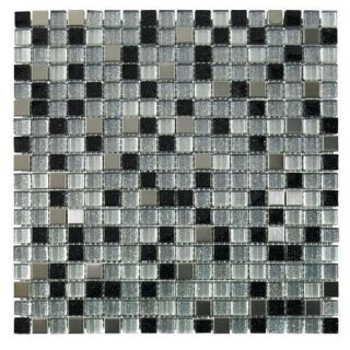 Glitter Glass & Metal Mix Mosaic Sheet   Mosaic Tiles   Decorative 