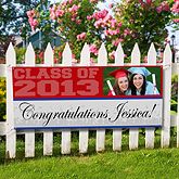 Photo Personalized Graduation Banners   Class Of   8498