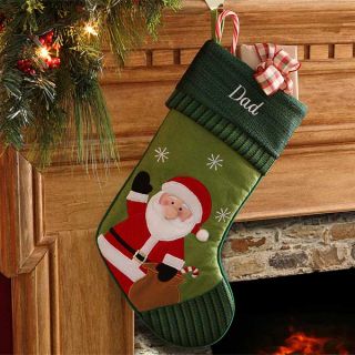 6316   Christmas Family Personalized Stockings   Santa