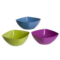 Home Kitchen & Tableware Catering Square Plastic Serving Bowls