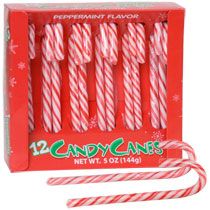 Home Kitchen & Tableware Candy & Gum Peppermint Flavored Candy Canes 